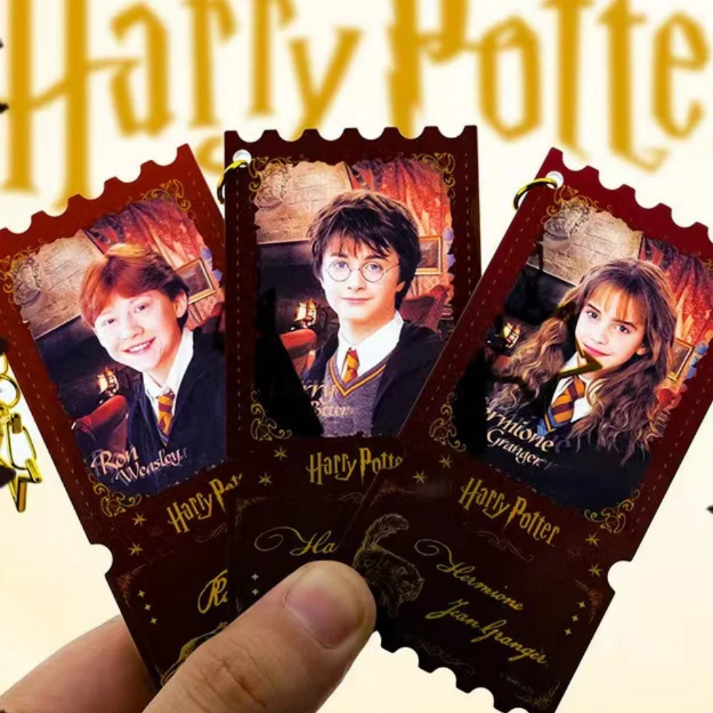 

Подлинный брелок «Гарри Поттер» Хогвартс Гермиона Рон персонаж серии акриловый декор для билетов брелки женский рюкзак декоративный подарок