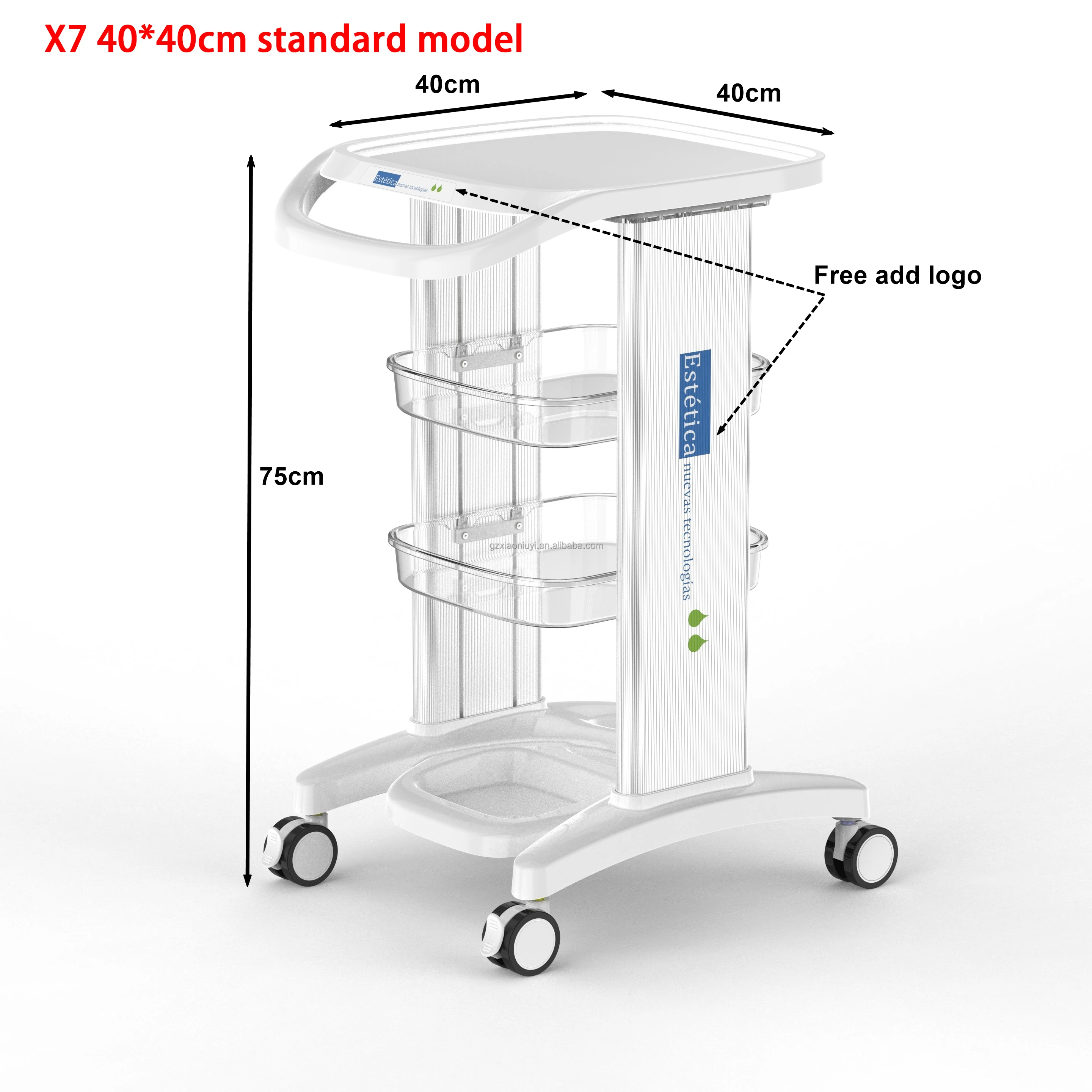 

Hospital/beauty Clinic/dental Clinic Trolley Hand Carts Beauty Salon Machine Trolley Cart for Beauty Salon