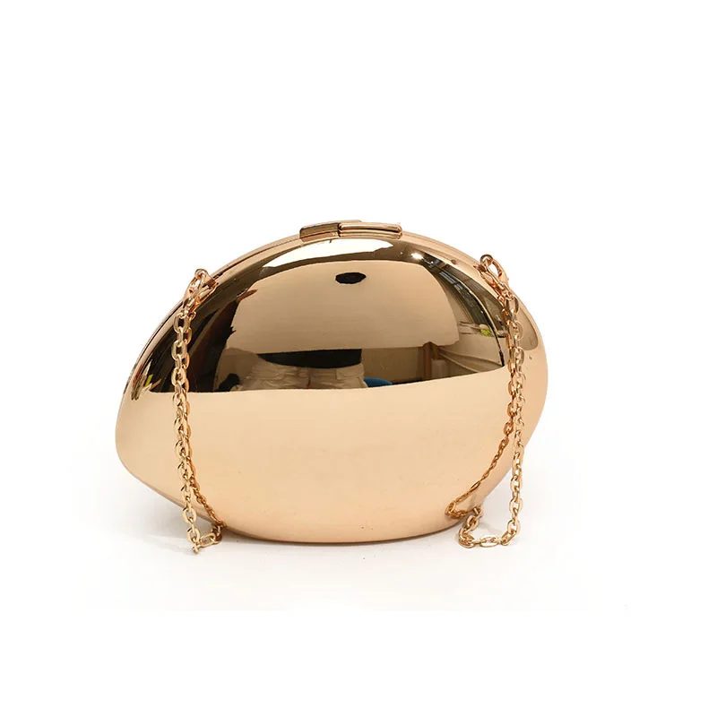 Golden Acrylic Women Hobo Bags Luxury Designer Clear Beach Handbags Dinner Party Wedding Round Top Handle Evening Clutch Purse