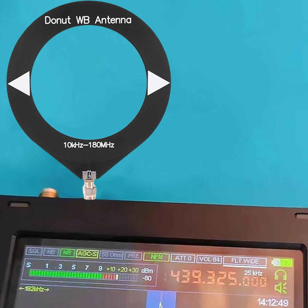 Antenne Donut haut débit fréquence 10kHz-180MHz antenne Donut WB antenne à ondes courtes pour talkie-walkie SDR