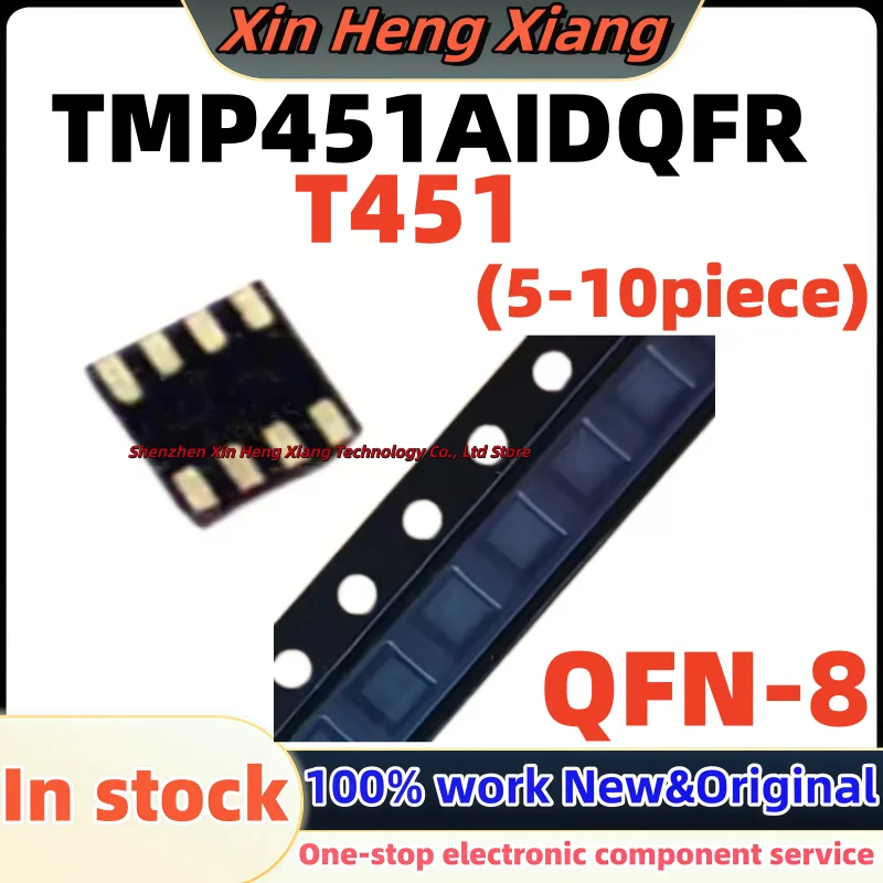 (5-10pcs) T451 TMP451AIDQFR TMP451 QFN-8