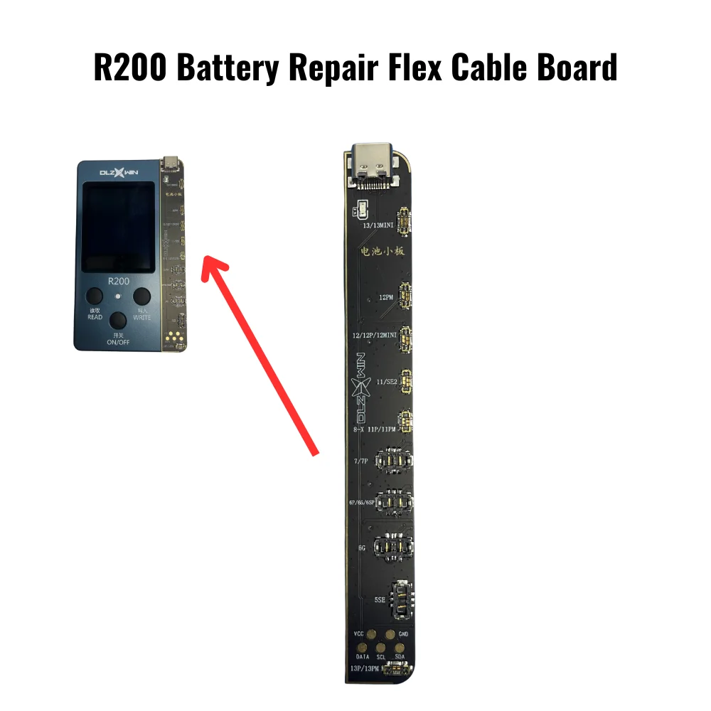 DLZXWIN Extended Battery Repair Flex Cble (Neither Set Nor Guide Needed) For iPhone 11 to 13 Pro Max