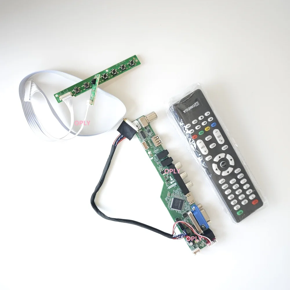 

TV Controller board kit for N156HGE N156HGE-L11 LTN156HT01 1920X1200 15.6.1" HDMI-compatible RF USB AV VGA Audio LED Screen
