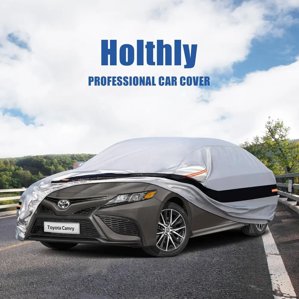 غطاء سيارة مخصص مكون من 10 طبقات لسيارة تويوتا كامري 1996-2024، غطاء خارجي مقاوم للماء والأشعة فوق البنفسجية لجميع الأحوال الجوية، Si #6