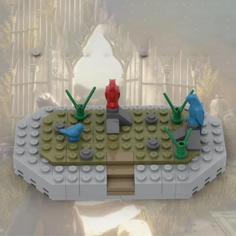 Wykwintny Nowy Produkt Klocki Konstrukcyjne MOC Magiczna Scena Filmowa Model Architektoniczny Technologiczny Modułowy Zabawka dla Dzieci Prezent Zestaw DIY