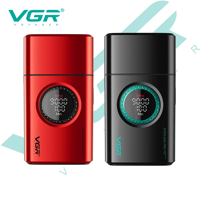 

VGR V-378 Профессиональная мужская бритва высокого класса, 9000 об/мин, бритва для глубокой очистки, светодиодный цифровой дисплей, интеллектуальное управление, отбеливание Dev