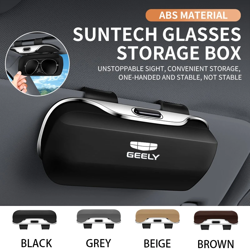 

Для GEELY Boyue Galaxy E5 Okavango Azkarra Galaxy preface EX5 GX3 2025 аксессуары автомобильный козырек солнцезащитные очки автомобильные очки чехол для очков