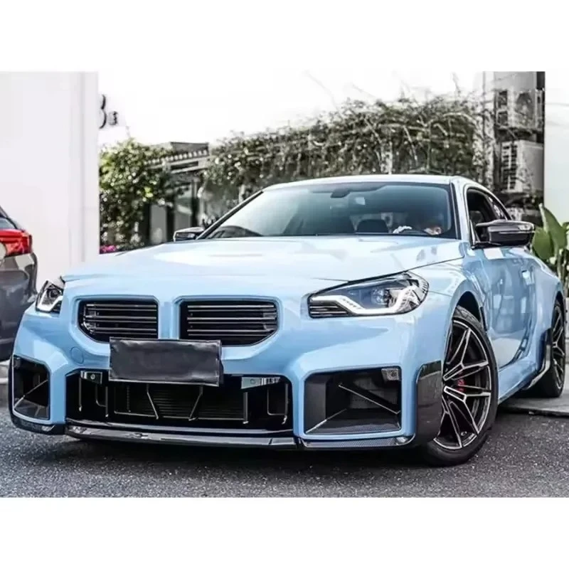 

For BMW M2 G87 Genuine real Dry Carbon Fiber Front Bumper Air Ventsm Modification Body Kits Car Accessories Auto Parts 2023+