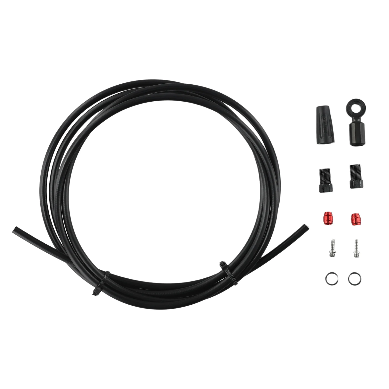 Quick Response Bicycle Hydraulic Brake Hose Kit for SRAM Flat Mount HRD Red Force Apex 2 Meter Reliable and Effective