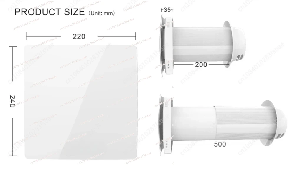 

Подходит для вентиляции с рекуперацией тепла для дома. Теплообменник свежего воздуха. Вентиляционная управляемая система.