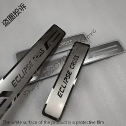 For Mitsubishi Eclipse Cross Door Sill Protector Scuff Plate Car Accessories Pedal Styling Guards Sticker Trim 2019 2020 2021