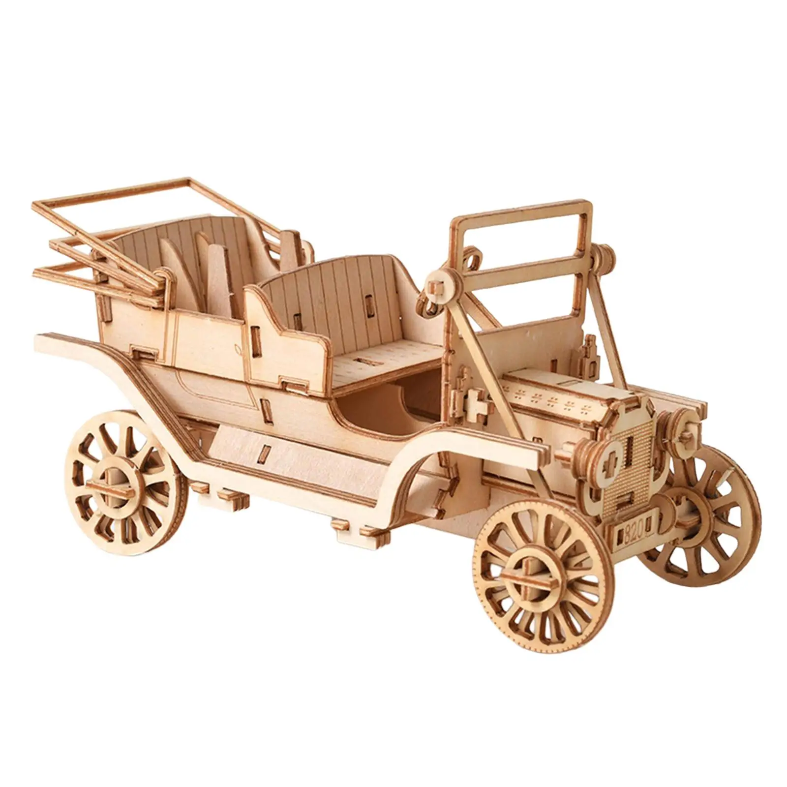 

3D Wooden Classic Car Puzzle Jigsaw Toys Mechanical Wood Model for Adults and Kids Holiday Birthday Gift Unique Gifts Decoration