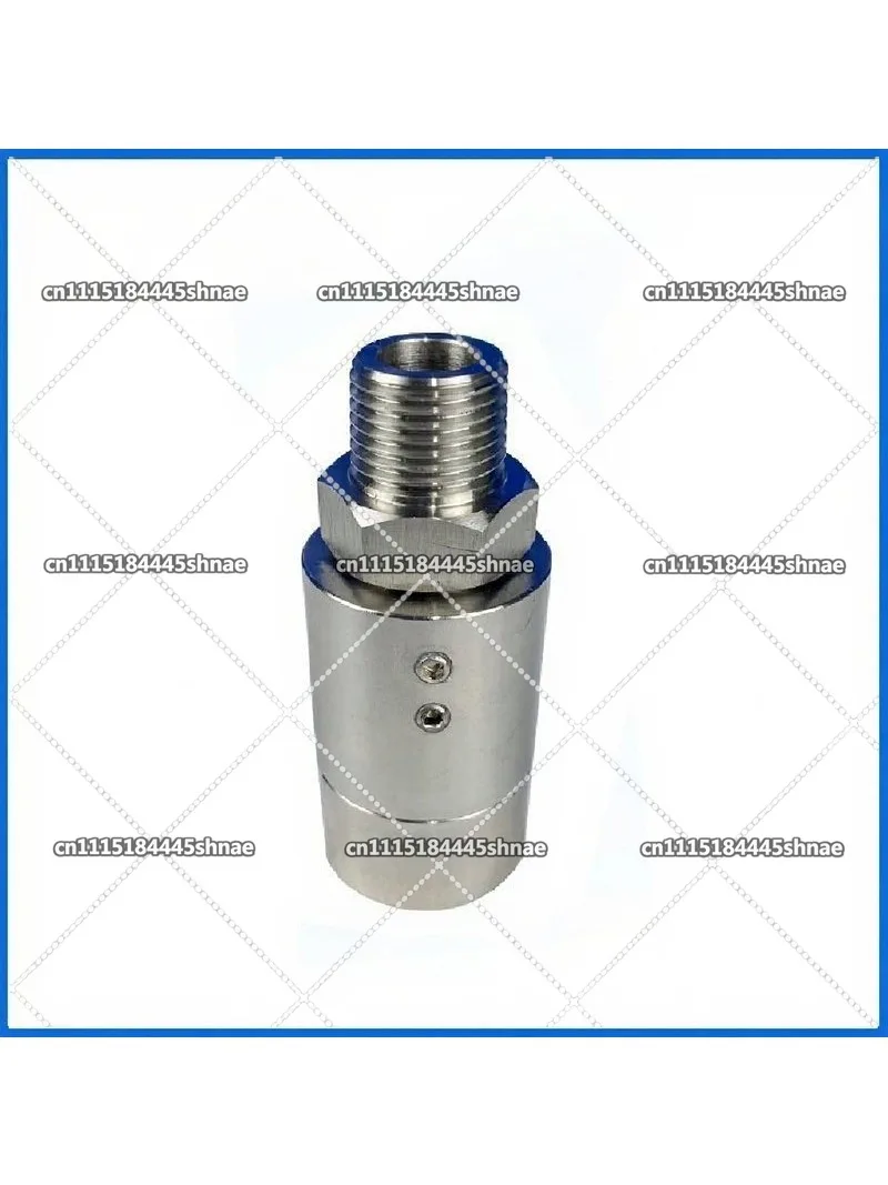 360-Degree Universal High-Pressure Swivel Joint Hydraulic Oil Swivel Joint Stainless Steel Right-Angle Swivel Joint Hose Reel