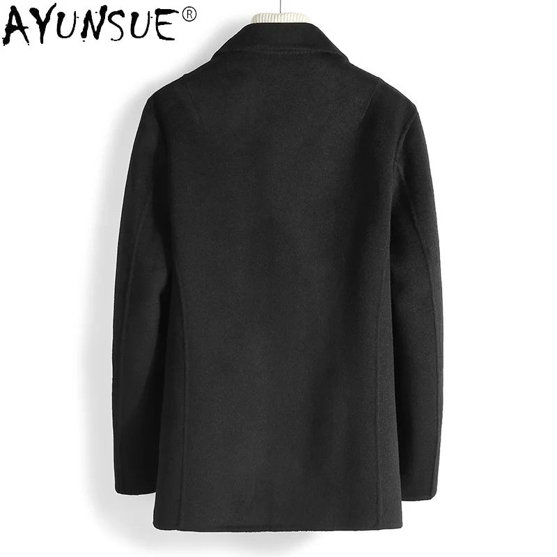 Jackets for Men Clothing Men's Winter Jacket Mens Korean Style Clothes Real Wool Fur Coat Male Erkekler Ceket LXR945