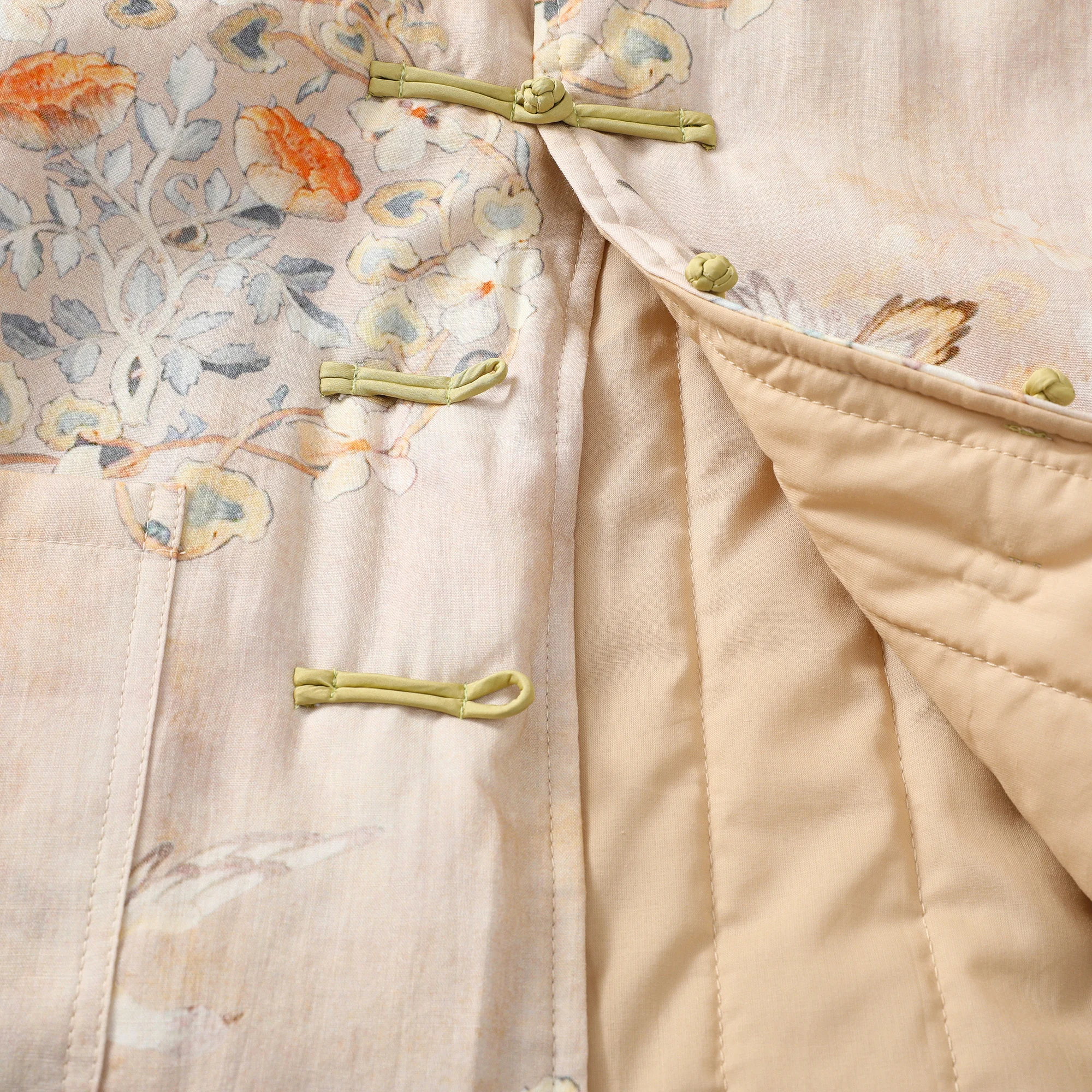 

Новый китайский костюм Sle Tang Thiened Svel, женский жилет, верхняя одежда с пуговицами, осенне-зимний теплый костюм