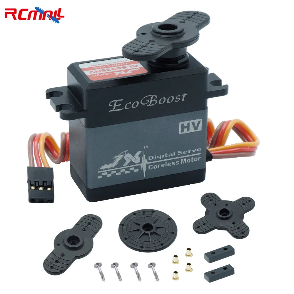 JX-Servo CLS6336HV Digital Servo 7.4V 36kg High Torque High Voltage Metal Gear RC Servo Coreless Motor for Robot RC Car Boat