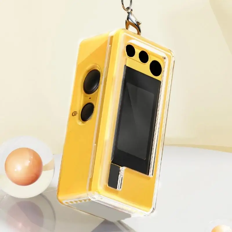 Q6PA Travel Storage Case for Mini Camera, Shell with Full Corner Coverage and Precise Openings for Daily Commute Carry, Display