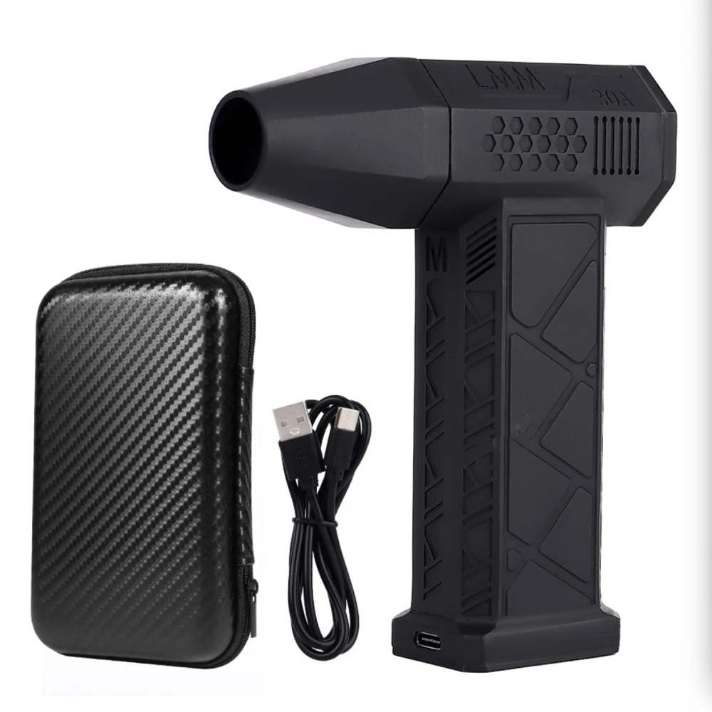 

130000RPM Portable Body Brushless Auto Air Duster Violent Air Blower Car Home Cleaning Turbo Jet Fan