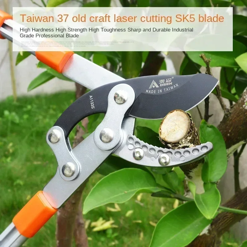 Effortlessly Trim Thick Branches with Taiwan Imported Pruning Shears - Perfect for Gardening Enthusiasts