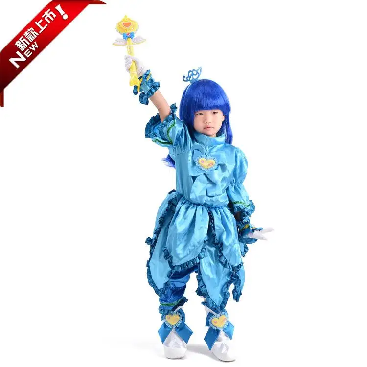

loween Barla Blue Dr Children's Stage Performance Costume Fairy Magic Wa Accories Included Traditional Chinese Opera