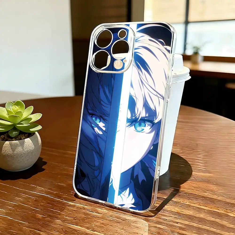 

Fate saber Phone Case Transparent Silicone Soft For iPhone 17 16 15 14 13 12 11 Mini Pro Max Plus