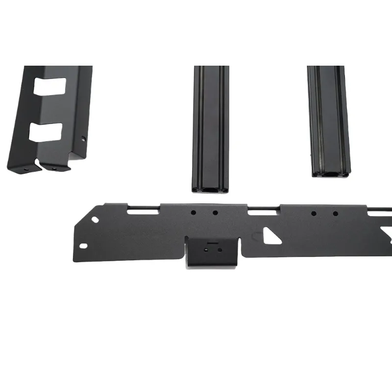 رف سقف السيارة سبائك الألومنيوم منصة سقف سقف سلة منصة مسطحة لتويوتا تندرا 2022 +