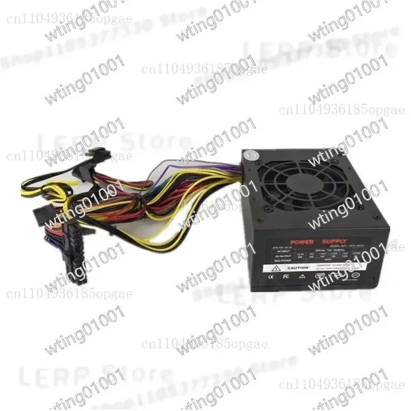 for ITX Mini Chassis 500W SFX PSU Silent Compact Non Modular Desktop PC Unit High Efficiency Low Noise Power Supply