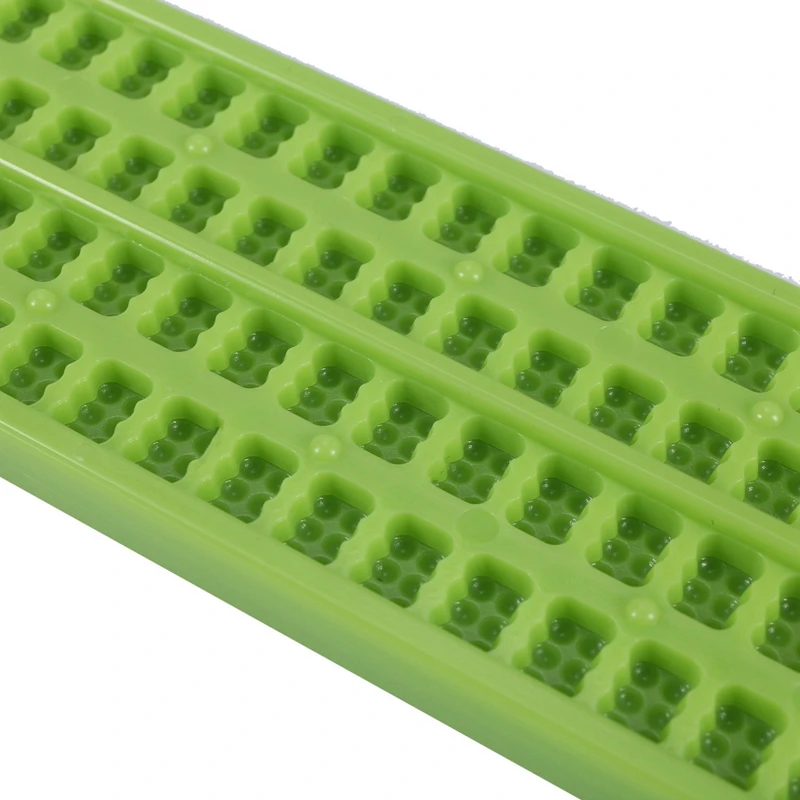 6X 4 ライン 28 セル ブラインド スレート ブラインド ライティング スレート プラスチック ブラインド スレート キット、グリーン (2)