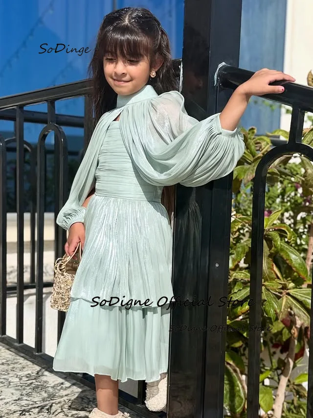 sodigne-–-robe-de-demoiselle-d'honneur-en-satin-brillant-coupe-trapeze-manches-longues-robes-de-soiree-elegantes-pour-filles-longueur-mi-mollet-robes-d'anniversaire-personnalisees-﻿