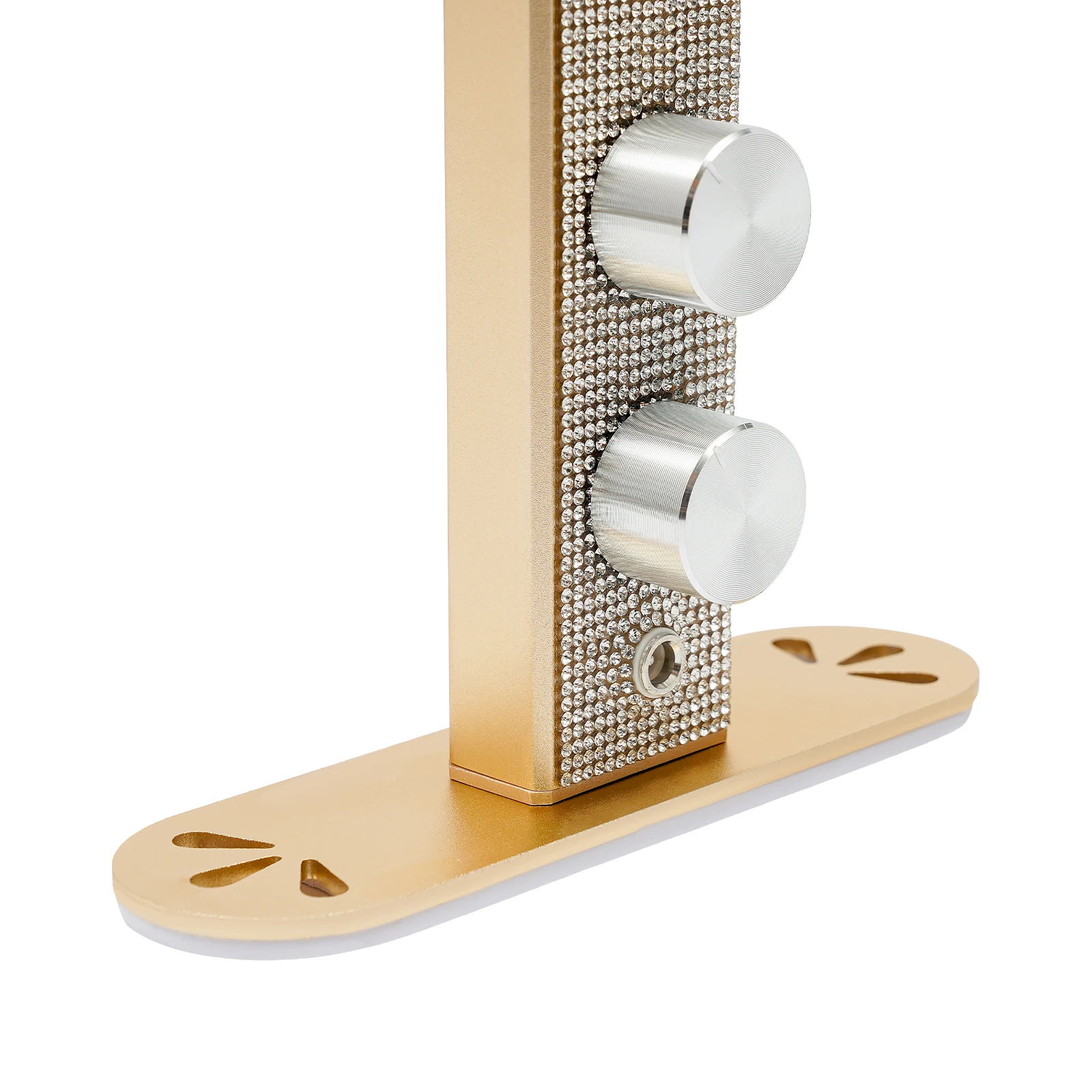 48W opvouwbare LED Nail Tech Light verstelbare helderheid en kleurtemperatuur (3000K-6000K), gouden diamant-decor tafellamp