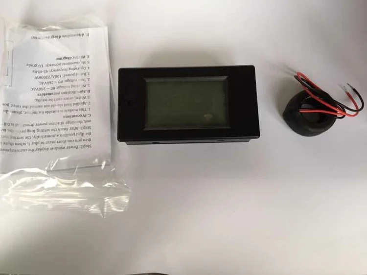 

AC 100A 80-260V Digital LCD Voltmeter ammeter power meter multimeter PZEM-061