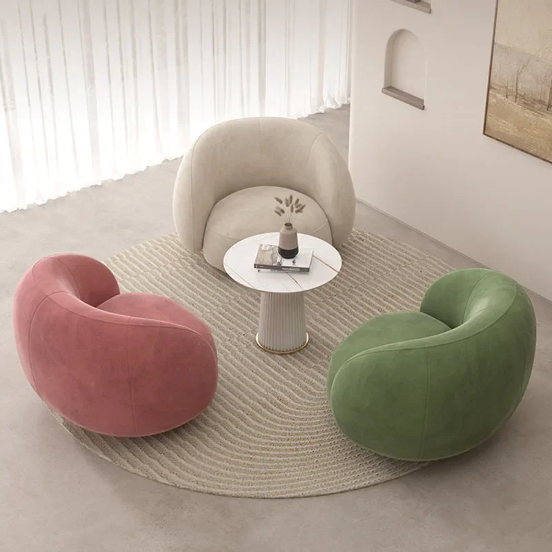 Single Accent Living Room Sofas Modern Luxury Gaming Armchair Sofas Garden Decor Hallway Relaxing Muebles Library Furniture image 3