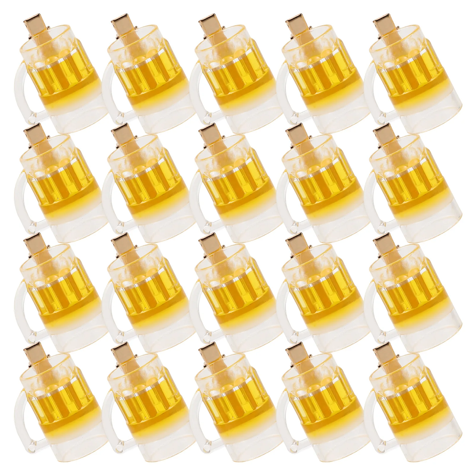 20 قطعة كوب البيرة مضحك مقاطع الشعر للنساء العصرية الجدة إكسسوارات الشعر المشابك الجانبية لطيف للحفلات ارتداء اليومي للأطفال