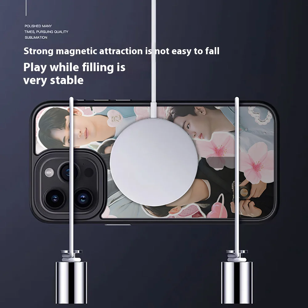 Actor K-Kim Soo H-Hyun Phone Case For IPhone 15 14 13 Pro Max 11 12 Mini Alex Mirror For Magsafe Wireless Charging Cover