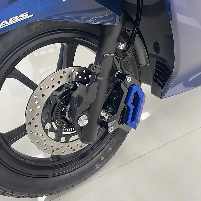 Chekis Is Suitable for Haojue Uhr125 Uhr150 Motorcycle Modification Accessories, Front Wheel Brake Caliper Protective Cover, Front Disc Brake Pump Protective Cover