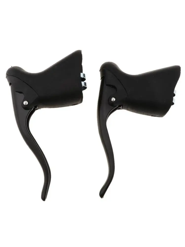 AliExpress 1Pair Road Bike Drop Bar Brake Lever Bent Bicycle Handbrake Aero Cycling Fixed Gear Accessories Parts for MTB Mountain Bike