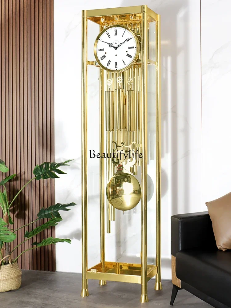54High-End German Movement Mechanical Clock Light Luxury the Grandfather Clock