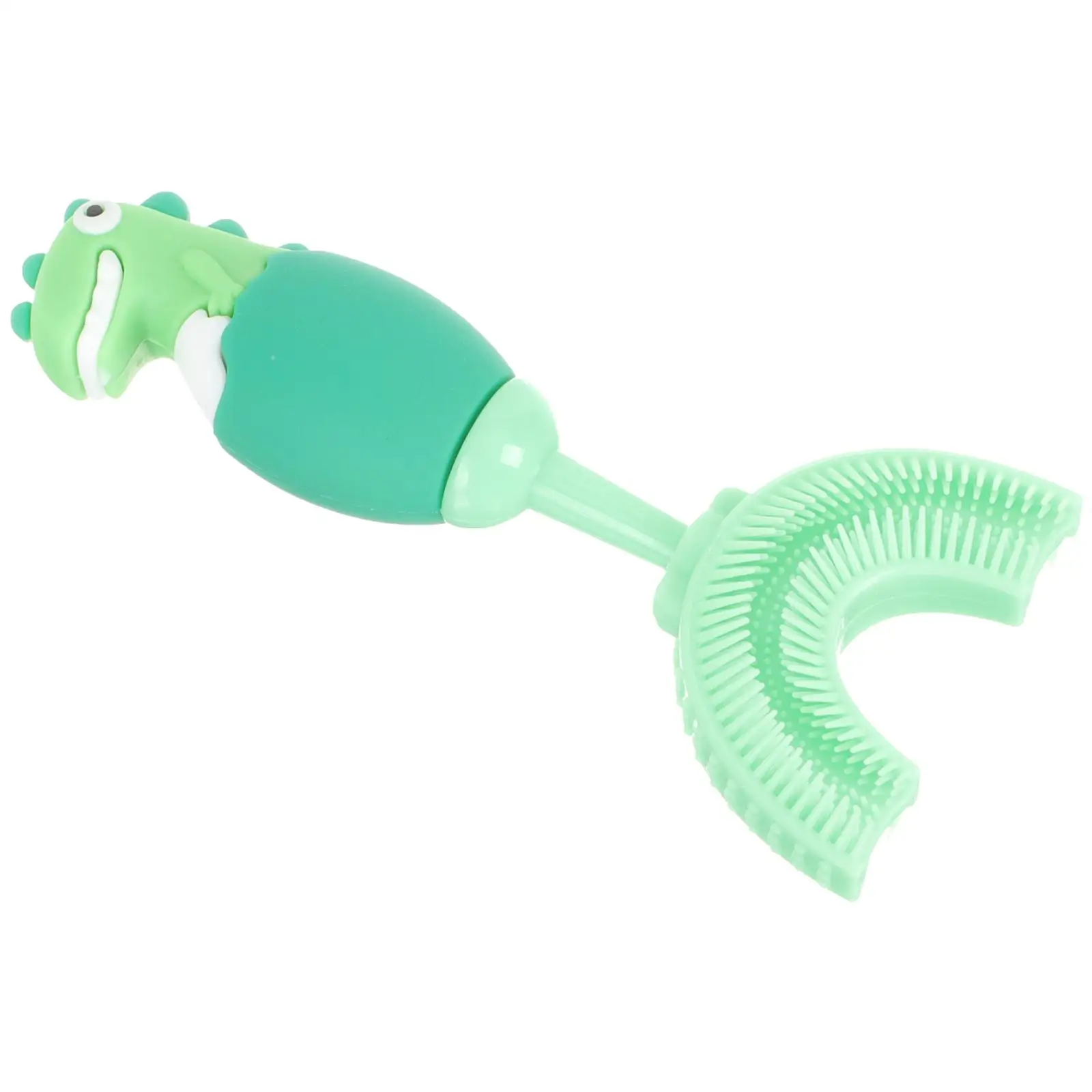 

U-Shaped Toothbrush for Kids Children Toddler Baby Infant Silicone Oral Teeth Cleaning Travel Home Use Durability