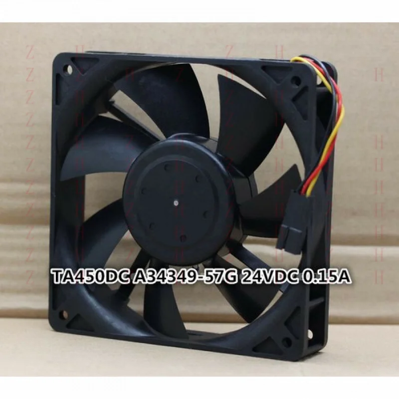 XXZ for  NIDEC TA450DC A34349-57G1 24V 0.15A 12cm 12025 3-pin dual ball inverter fan view 4