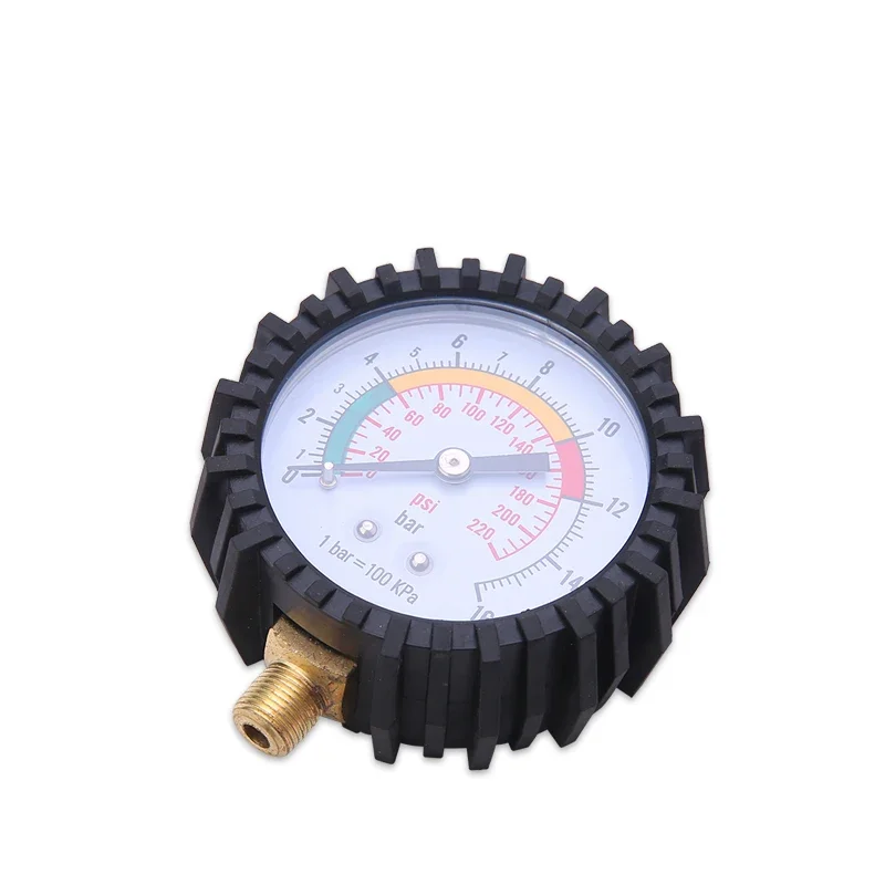 Auto Tire Pressure Gauge For Car Motorcycle SUV Inflator Pumps Tire Repair Tools Pressure Gun Type For Air Compressor Durable