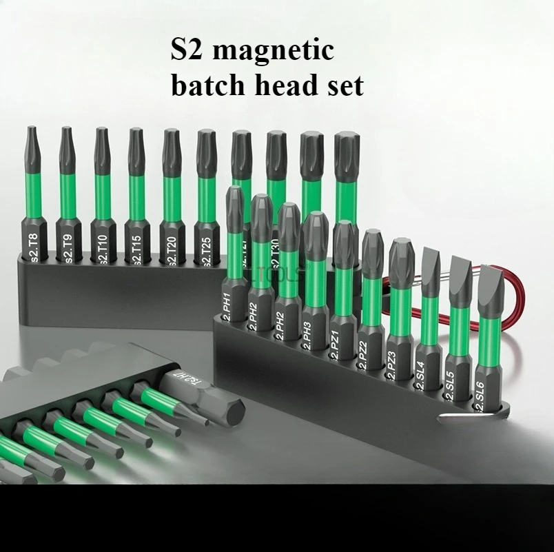 

Mountaineering Buckle Head Set Cross Shaped Hexagonal Plum Blossom Strong Magnetic Ultra Hard Electric Screwdriver High Hardness