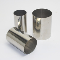 10cm-1m 304 stainless steel laser cut round pipe welded pipe fittings Stainless steel 1.2mm Straight pipe