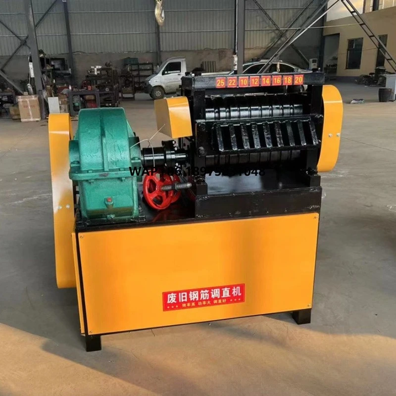 2025 steel bar straightening cutting machine steel wire straightening cutting machine scrap steel bar straightening machine