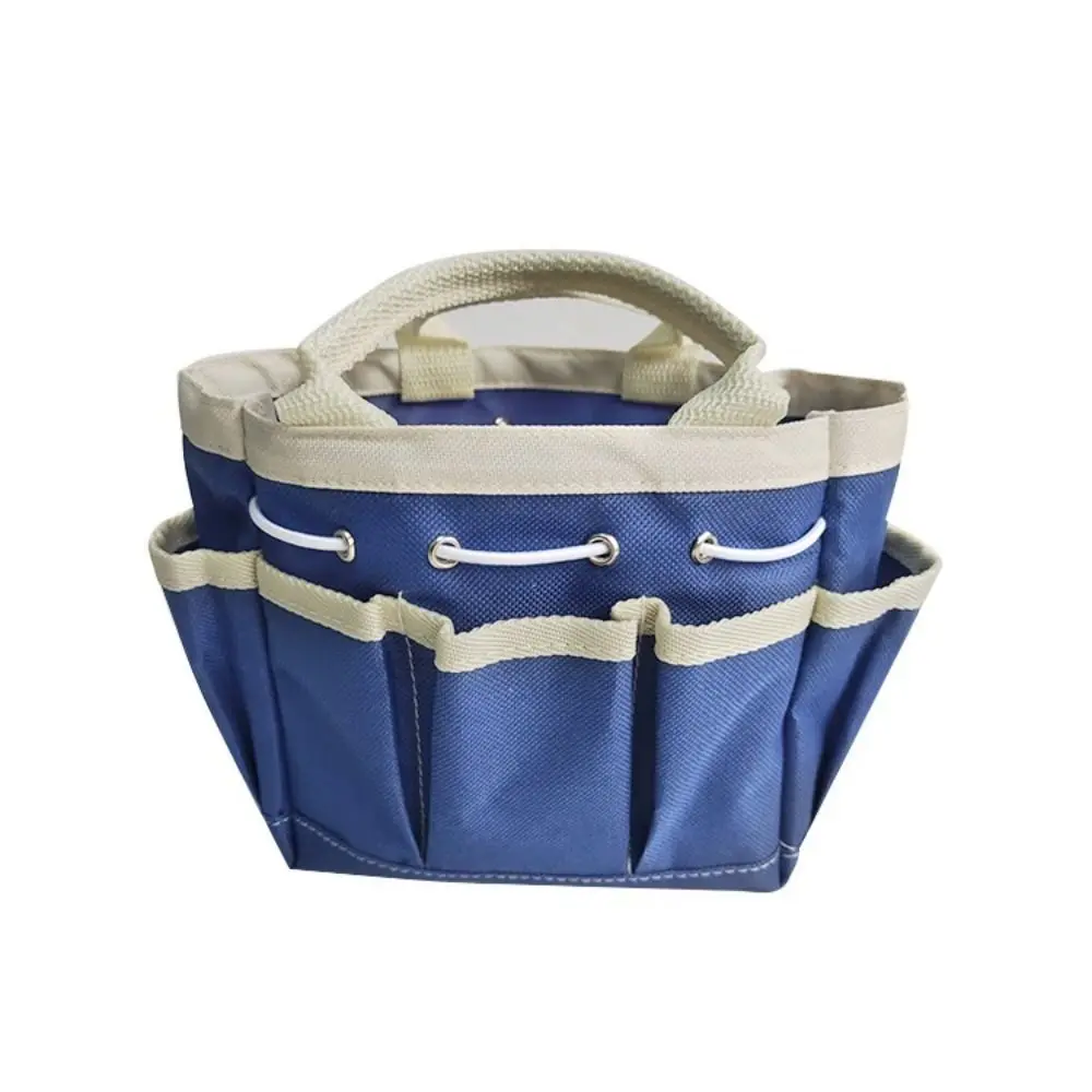 Large Capacity Garden Tool Bag Solid Color Optional Wear Resistant Gardening Tote Bag Good Workmanship Oxford Cloth