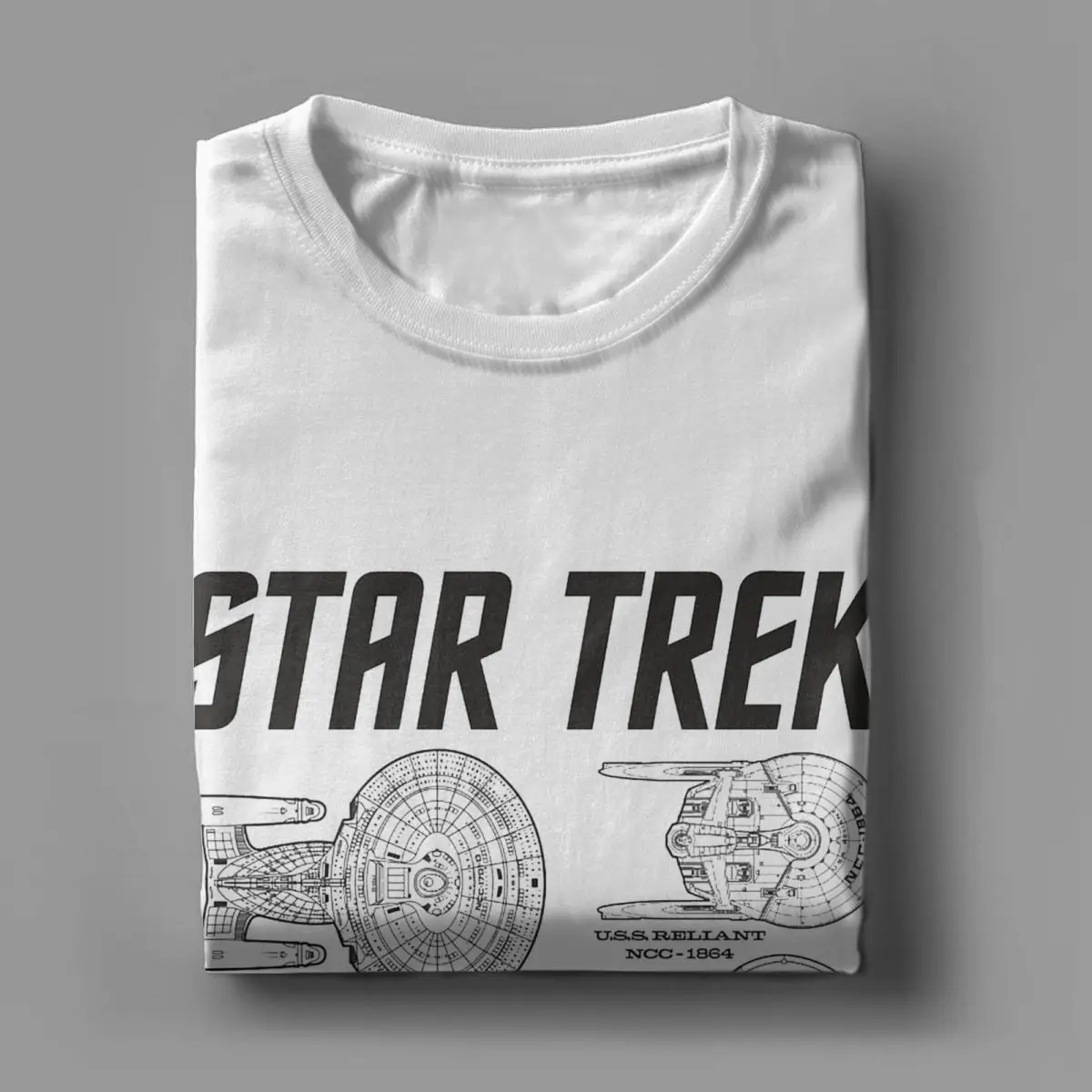 Stars Treks Ships Of The Past Schematics for Men Women T Shirts Vintage Tees Short Sleeve T-Shirt 100% Cotton Classic Clothes