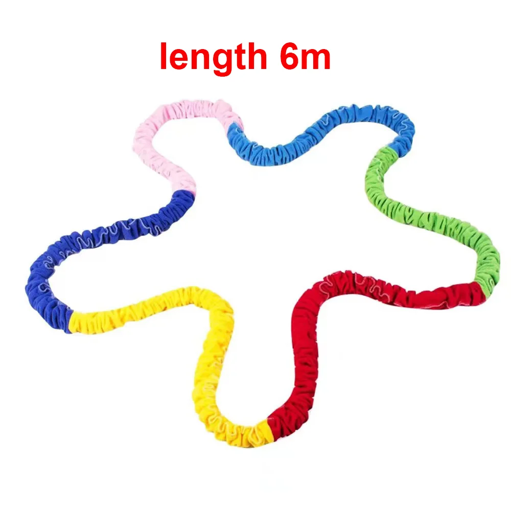 Elastische Seilschlaufe Kindergarten Outdoor Sport Spielzeug - Team Kooperation Trainingsausrüstung Südost-Nordwesten Laufen Kinderspiel – Detail 6