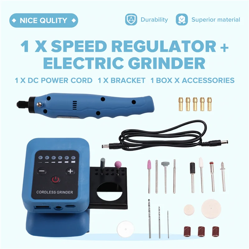 

ABBP-Soldering Iron Station For Cordless Grinder 18-21V For Battery Interface Small Electric Drill