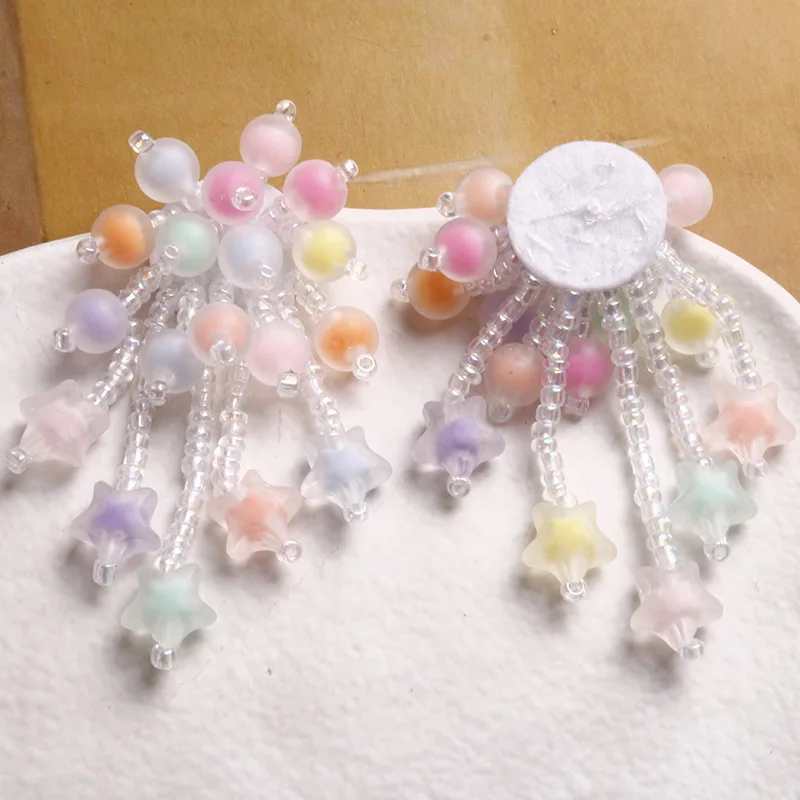 

10 шт., шапки ручной работы, сумки, украшения для обуви, нашивки для одежды, матовая наклейка с кисточками, нашивка