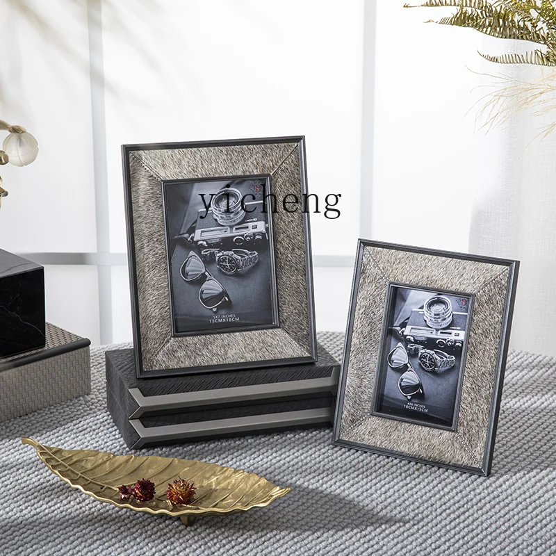 TWR إطار الصورة الشمعدان صينية ضوء زخرفة فاخرة مجموعة فيلا إطار الصورة الجدول