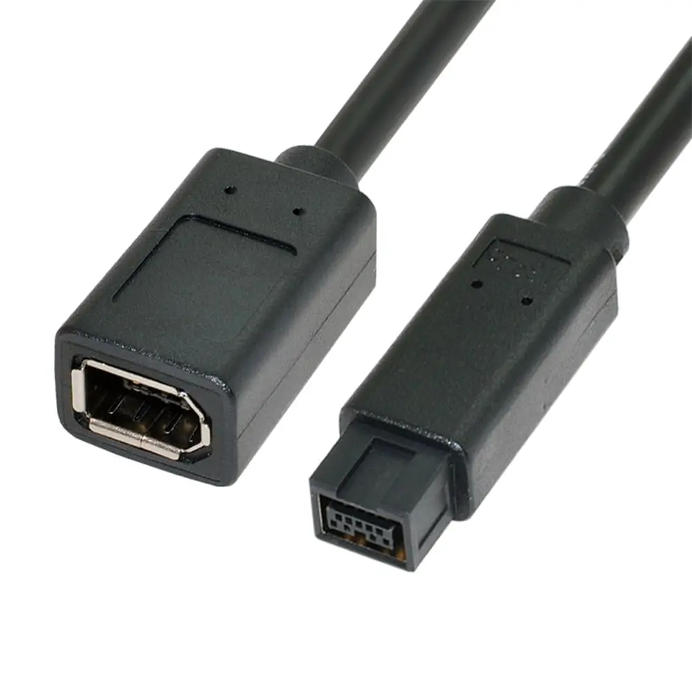 0.66 FT IEEE 1394 IEEE1394 6PIN Female to 1394b 9PIN male firewire 400 TO 800 Cable Adapter